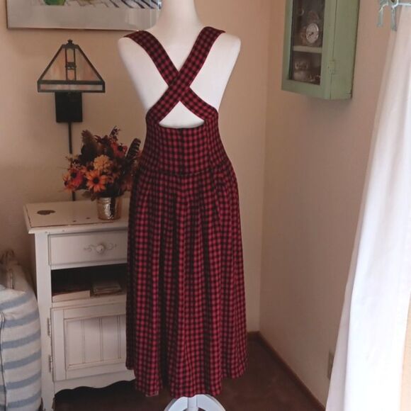 Dennis Goldsmith  Red Plaid Jumper - Picture 5 of 9